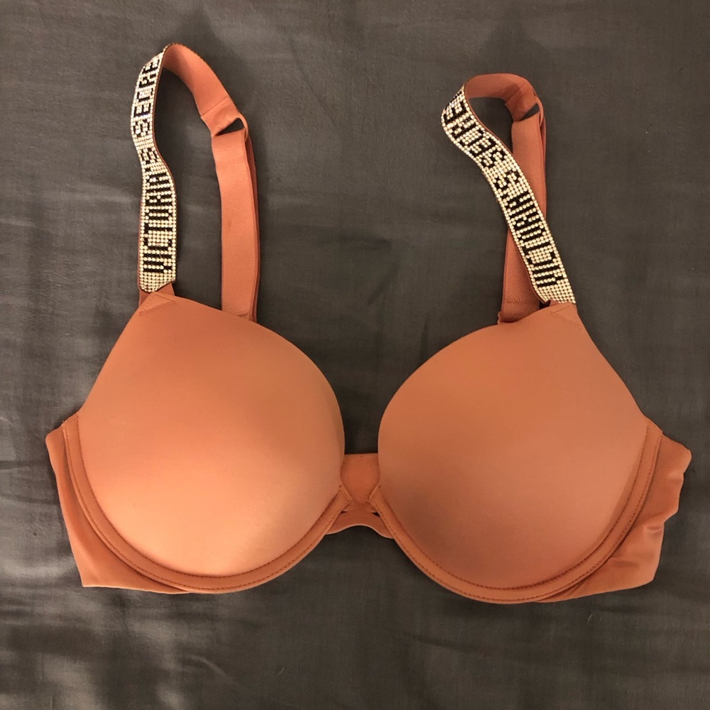 NWT VS very sexy push up bra with crystal straps 34 C